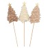 PICK JOYFUL SAND X-MAS TREE FELT ASS 50CM P/1