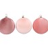 JOYFUL PINK X-MAS BALL VELVET ASS 20CM P/3