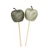 PICK SHINE GREEN GLITTER APPLE ASS 6X40CM