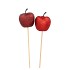 PICK SHINE RED GLITTER APPLE ASS 6X40CM