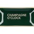 PLATE RECTANGLE CHAMPAGNE O CLOCK 20X10X2CM