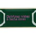 PLATE RECTANGLE CHRISTMAS WISHES 20X10X2CM