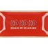 PLATE RECTANGLE HO HO HO 20X10X2CM