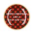 PLATE ROUND MERRY CHRISTMAS 18X18X2CM