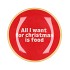 PLATE ROUND ALL I WANT 18X18X2CM