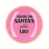 PLATE ROUND YOUR ON SANTAS 18X18X2CM