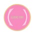 PLATE ROUND I LOVE YOU 18X18X2CM