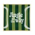 PLATE SQUARE JINGLE ALL THE WAY 18X18X2CM