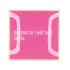 PLATE SQUARE BE GOOD OR 18X18X2CM
