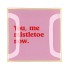 PLATE SQUARE YOU ME MISTLETOE 18X18X2CM