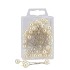 PEARL PIN 10X60MM CHAMPAGNE P/50