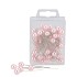 PEARL PIN 10X60MM ROSE P/50