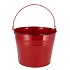 ZINC BASIC RED BUCKET 23X18CM