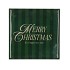 TILE HAPPY MERRY CHRISTMAS GREEN 10X10X1CM