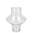FILOU TRANSPARENT VASE SPHERE 28X32CM