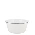 ZINC BASIC WHITE BOWL 15X7CM