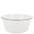 ZINC BASIC WHITE BOWL 19X9CM