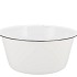 ZINC BASIC WHITE BOWL 22X10CM