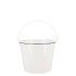 ZINC BASIC WHITE BUCKET 10X9CM
