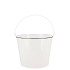 ZINC BASIC WHITE BUCKET 13X12CM