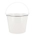 ZINC BASIC WHITE BUCKET 23X18CM