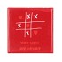TILE YOU WON MY HEART RED 10X10X1CM