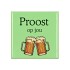 TILE PROOST OP JOU GREEN 10X10X1CM
