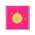 TILE DISCO BALL PINK 10X10X1CM