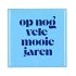 TILE OP NOG VELE MOOIE JAREN BLUE 10X10X1CM