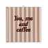 TILE YOU ME AND COFFEE SAND 10X10X1CM