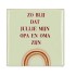 TILE ZO BLIJ DAT JULLIE MIJN SAND 10X10X1CM