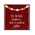 TILE DE LIEFSTE OUDERS DAT WORDEN BROWN 10X10X1CM