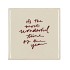 TILE ITS THE MOST WONDERFUL SAND 10X10X1CM
