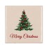 TILE MERRY CHRISTMAS SAND 10X10X1CM