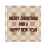 TILE MERRY CHRISTMAS AND A SAND 10X10X1CM