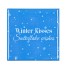 TILE WINTER KISSES BLUE 10X10X1CM