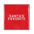 TILE SANTA`S FAVORITE RED 10X10X1CM
