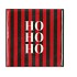 TILE HO HO HO RED 10X10X1CM