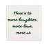 TILE HERE`S TO MORE WHITE 10X10X1CM