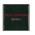 TILE MERRY CHRISTMAS GREEN 10X10X1CM