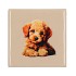 TILE DOG SAND 10X10X1CM