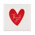 TILE THANK YOU WHITE 10X10X1CM