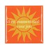 TILE EEN ZONNESTRAAL VOOR JOU ORANGE 10X10X1CM