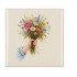 TILE FLOWER BOUQUET CREAM 10X10X1CM