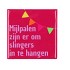 TILE MIJLPALEN ZIJN ER OM PINK 10X10X1CM