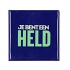 TILE JIJ BENT EEN HELD BLUE 10X10X1CM