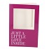 GIFT TILE CARD JUST A LITTLE PURPLE 21X14X1CM