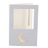 GIFT TILE CARD MOON BLUE 21X14X1CM