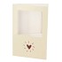 GIFT TILE CARD HEART NUDE 21X14X1CM
