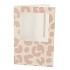 GIFT TILE CARD GIRAFFE PRINT NUDE 21X14X1CM